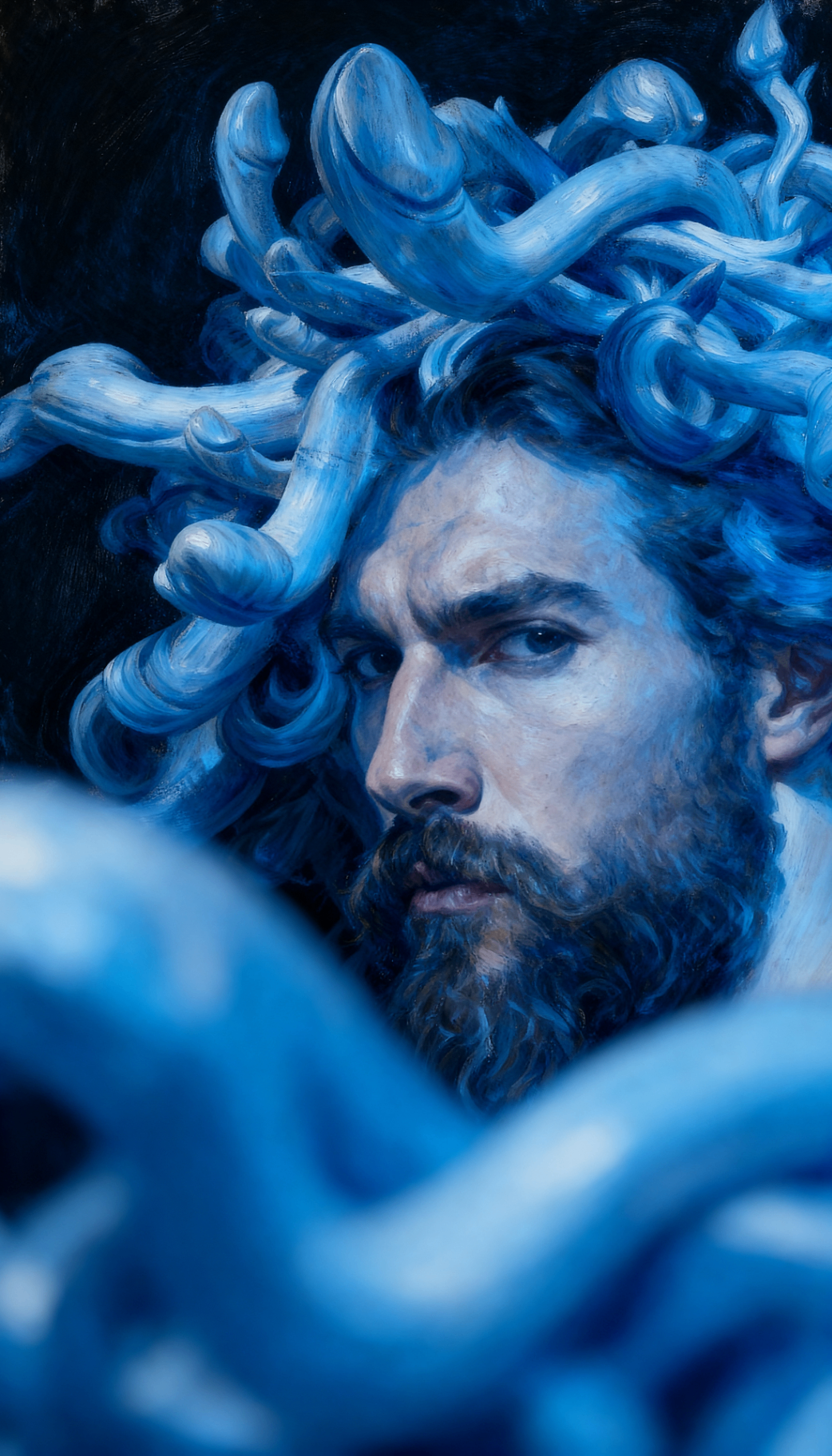 MAISON TamTam – Blue-Medusa-Motiv