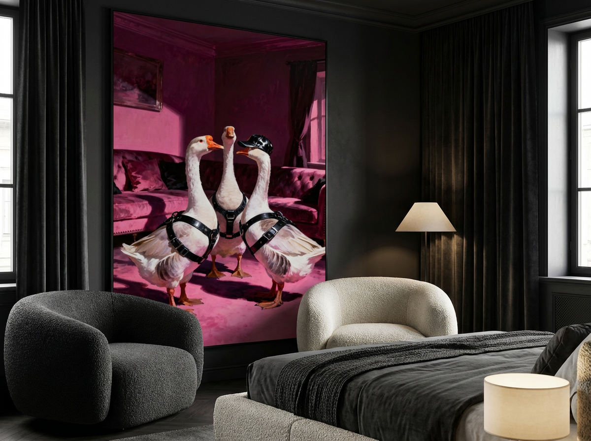 MAISON TamTam – Gänse-Motiv im Suite-Kontext